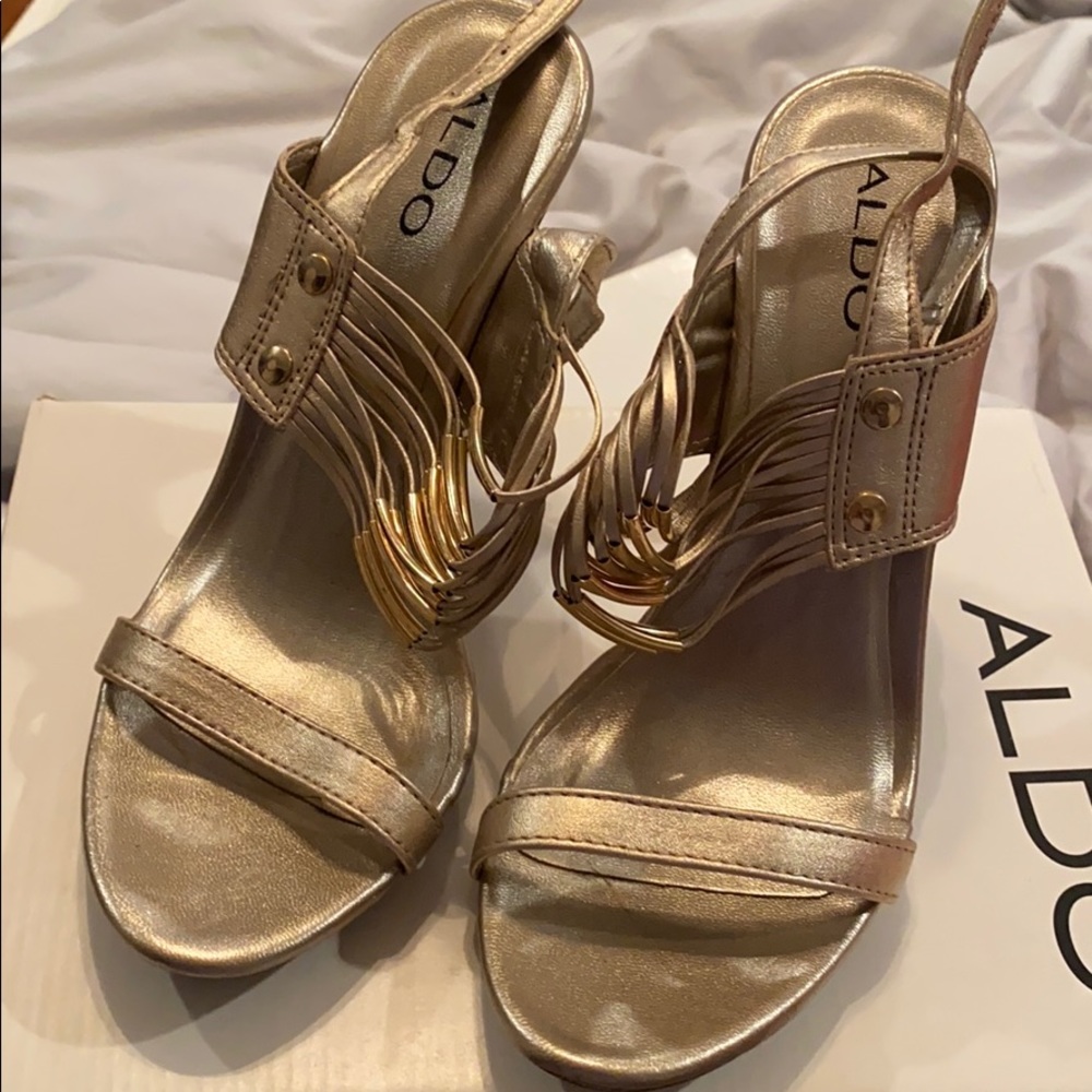 Gold heels